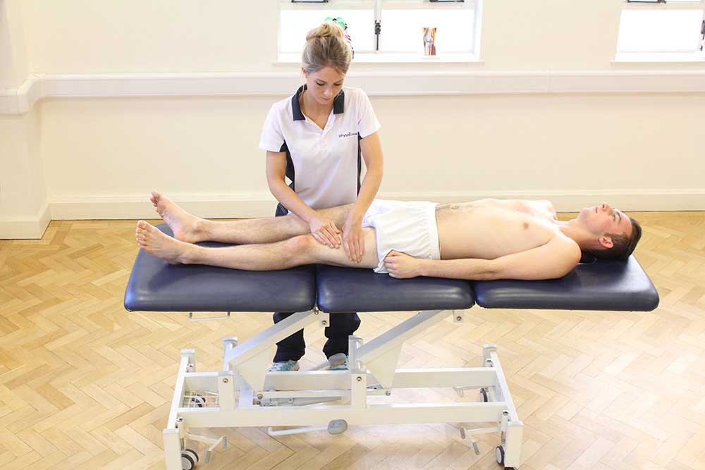 Soft tissue massage is used post surgery to disperse excess swelling from the wound site