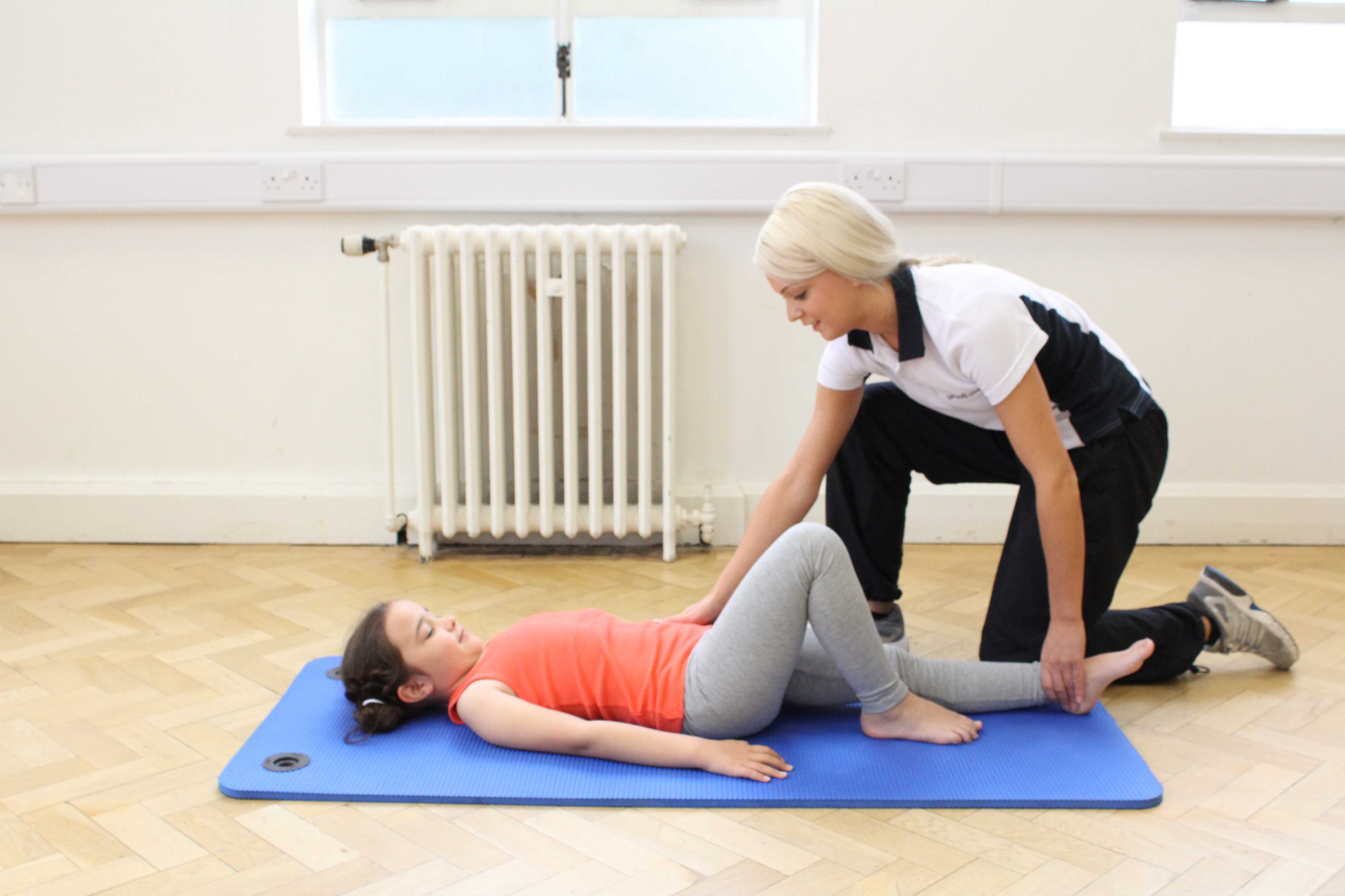 Passive stretches and mobilisations to relieve pain and stiffness