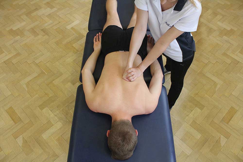 Back massage. Back massage scheme and technique. Basic massage