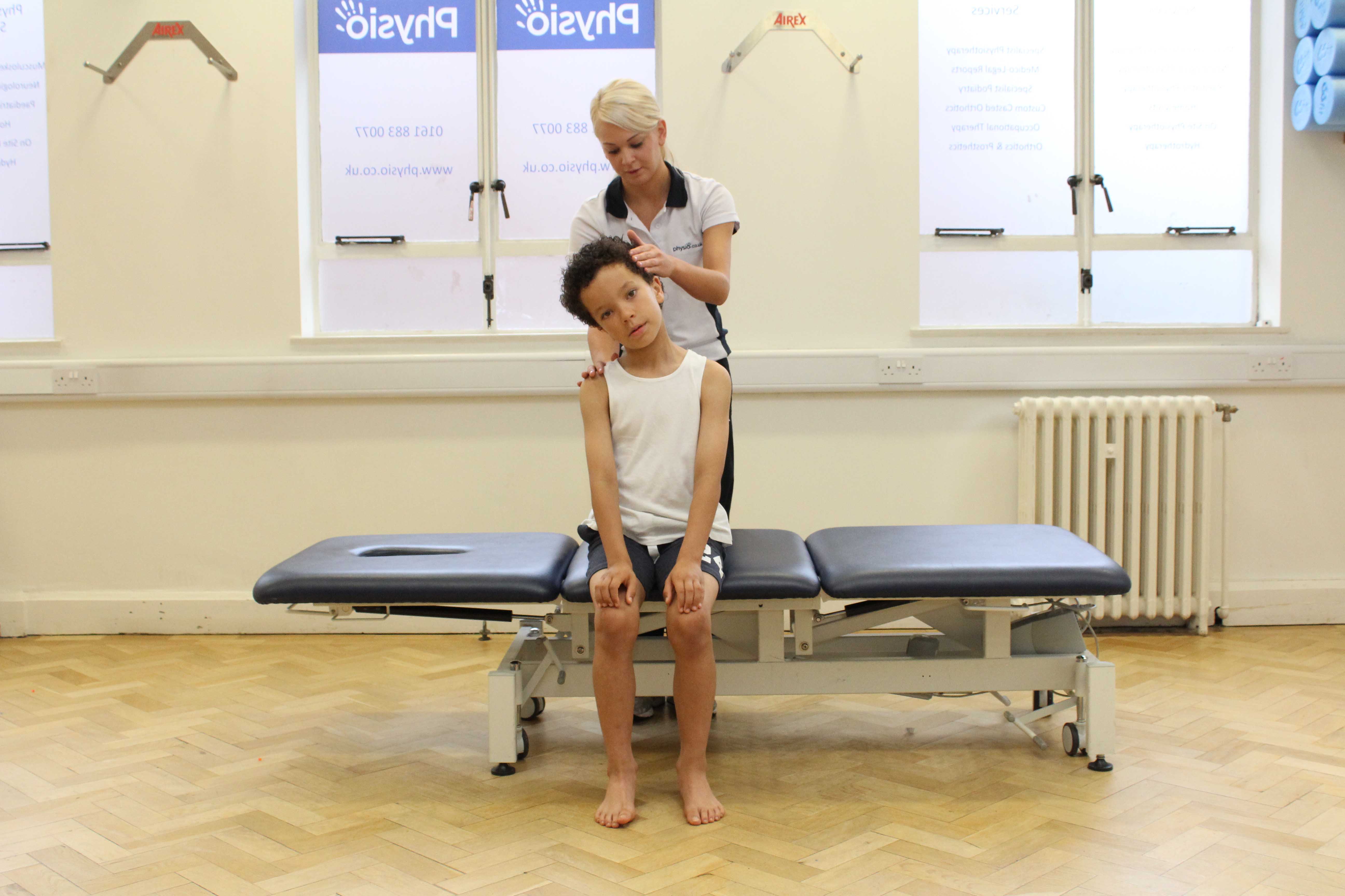 Even from a young age, it is important to have correct posture to prevent neck pain.