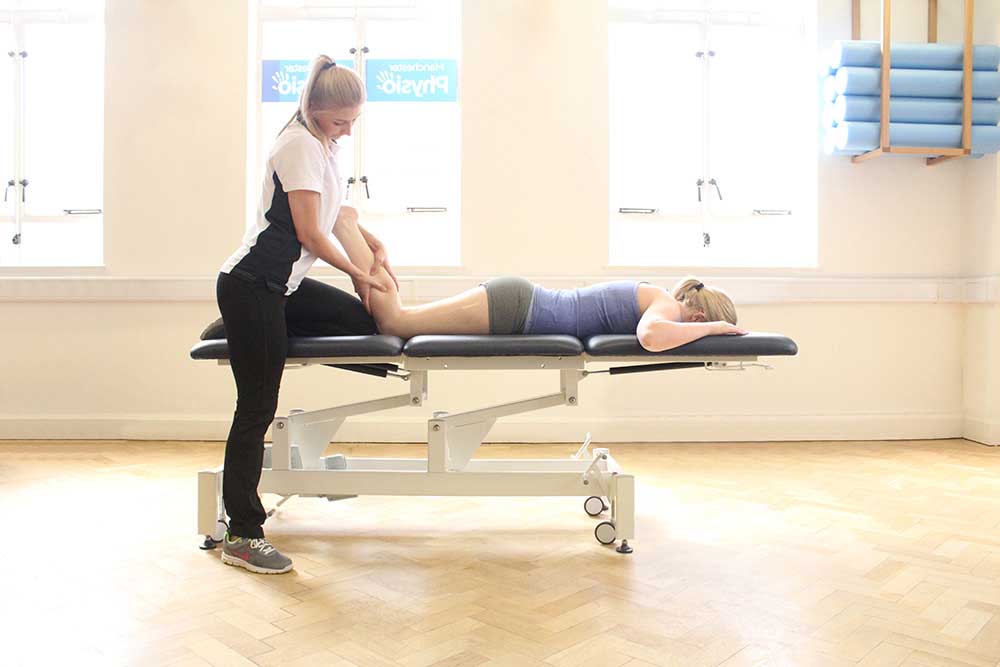 Sports Massage focused on gastrocnemius and soleus muscles