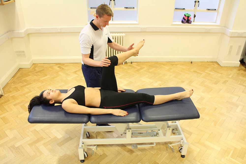 Mobilisations and stretches as part of a rehabilitation programme post surgery